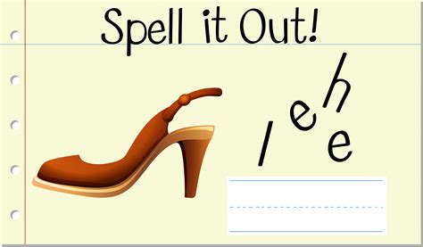 Spell It Out Heel 301917 Vector Art At Vecteezy