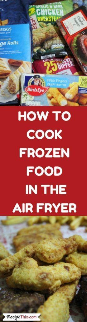 Place the frozen hamburgers in the air fryer and cook for 10 to 20 minutes, depending on cook preference (15 to 17 minutes for medium). How To Cook Frozen Food In The Air Fryer | Recipe This ...