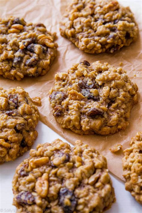 If you don't like peanuts, there are other high protein cookie recipes that are easy to make. Soft & Chewy Oatmeal Raisin Cookies | Sally's Baking Addiction