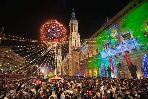 Todo Preparado En Zaragoza Para La Celebración De La Nochevieja