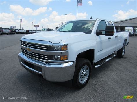 2017 Summit White Chevrolet Silverado 2500hd Work Truck Double Cab 4x4