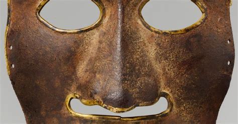 Mongolian Tibetan War Mask 12th14th C One Of Only Two Known Masks