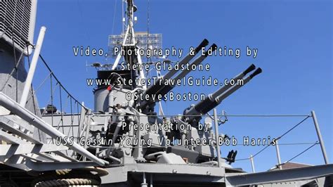 Uss Cassin Young 40mm Anti Aircraft System Charlestown Navy Yard
