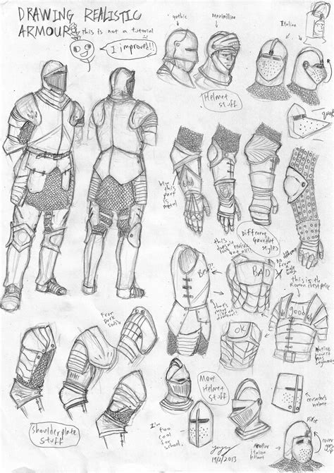 Armor Drawing Medieval Drawings Medieval Armor