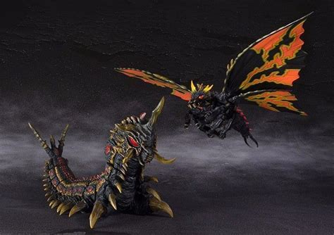 Shmonsterarts Godzilla Vs Mothra Battra Adultelarve Couleur Spéciale
