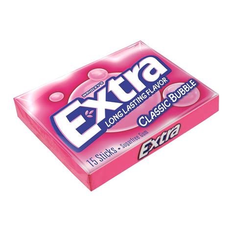 Buy Wrigleys Extra Long Lasting Flavour Classic Bubble