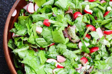 Refreshing Boston Red Lettuce Salad With Radishes Roxys Kitchen