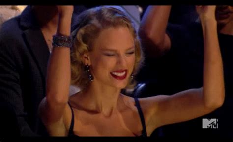 Taylor Swift Excited Reaction Gifs