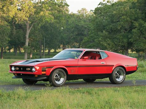 1971 Ford Mustang Mach 1 429 Sportsroof The Charlie Thomas Collection