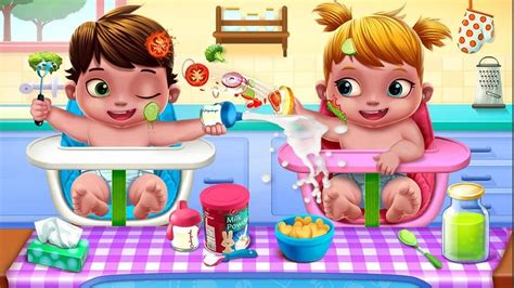Baby Twins 5 Newborn Care Care Game For Kids Hayday Youtube