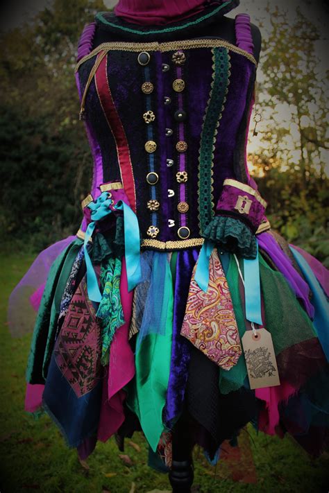 After posting photos from a mad hatter alice in wonderland tea party and these mad hatters hat online, i received an insane amount of emails requesting a diy top hat article. Mad Hatter costume - skirt, hat, corset and wrist cuffs. Hand made by Faerie In The Foxglove ...