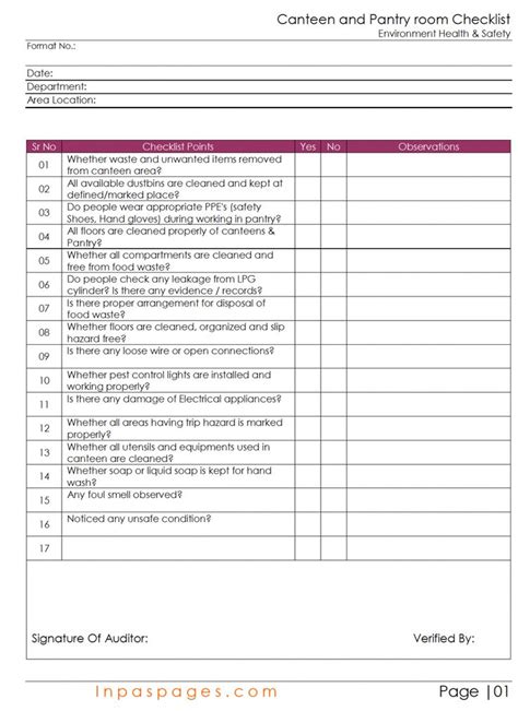Requirements Checklist Excel Samples 13 Checklist Templates Word