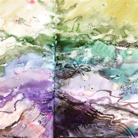 Inside The Sketchbook Of Helen Wells Abstract Watercolour Contemporary