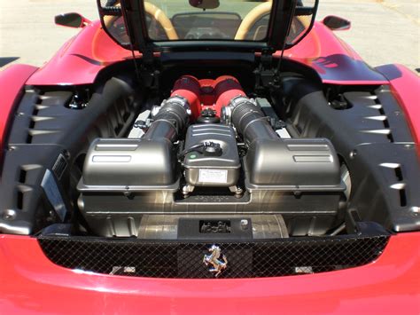 Ferrari f430 spyder is one of the best performance cars in messi car collection list. File:Red Ferrari F430 Spider engine hood open.JPG - Wikimedia Commons