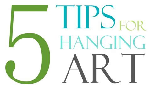 Five Tips For Hanging Art Yummymummyclubca