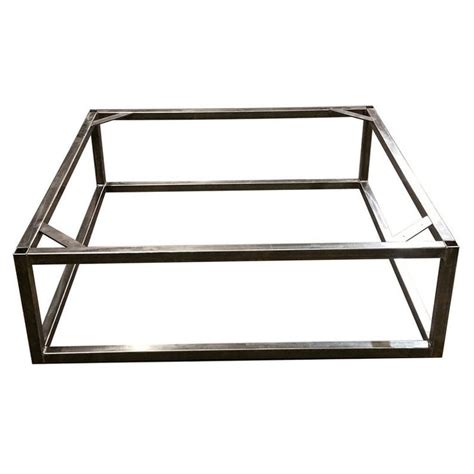 Brickmakers Coffee Table Frame Square Tubing Frame Etsy Coffee
