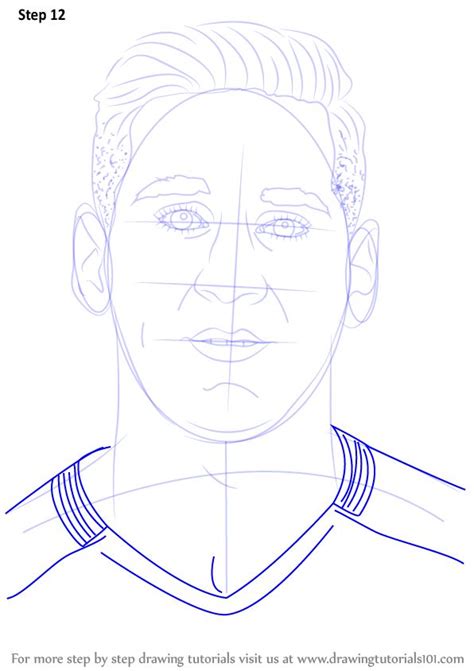 Learn How To Draw Lionel Messi Footballers Step By Step Drawing