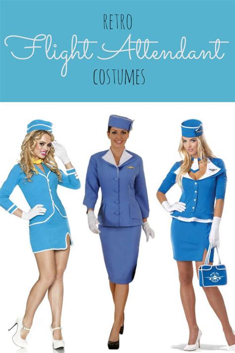 Flight Attendant Costume Vintage Pan Am Styles Flight Attendant