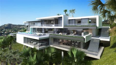 Luxury Ultramodern Mansions On Sunset Plaza Drive In Los Angeles