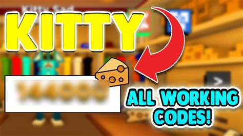 All Op Working Roblox Kitty Codes For Cheese August 2020 Youtube