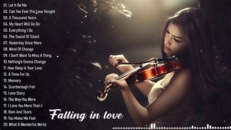 Romantic Violin Love Songs Relaxing Instrumental Music