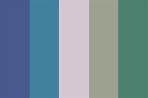 Muted Blue Color Palette