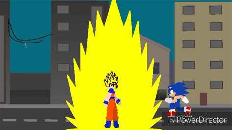 Sonic Vs Goku Youtube