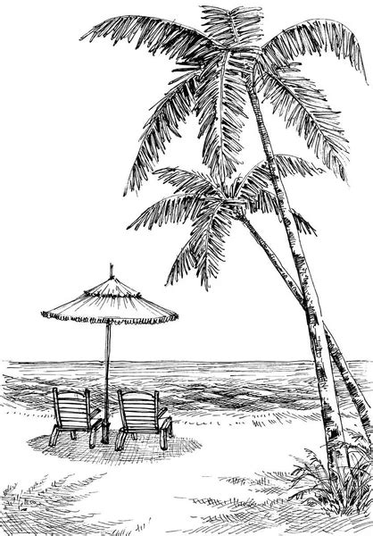 The 34 Reasons For Pencil Beach Sunset Drawing Black And White