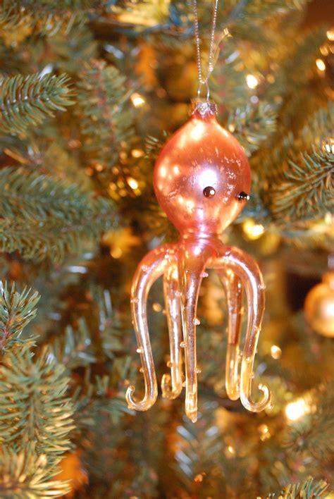 Octopus  Christmas ornaments, Christmas tree ornaments, Christmas time