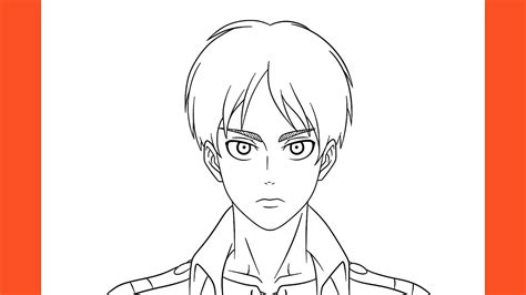 How To Draw Eren Yeager Attack On Titan Youtube