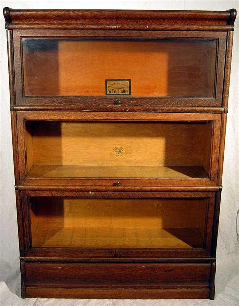 Oak Furniture Antique Stacking Barrister Bookcase Globe Wern