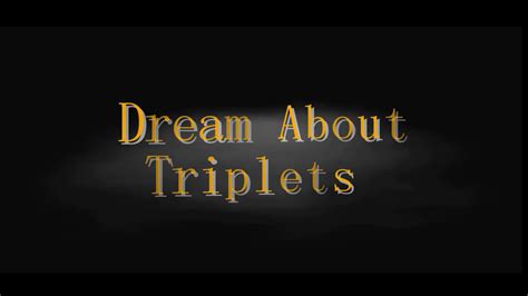 This video explains how to recognise triplets and how to calculate their rhythmic value in a bar. Dream about triplets . Interpretation and Meaning - YouTube