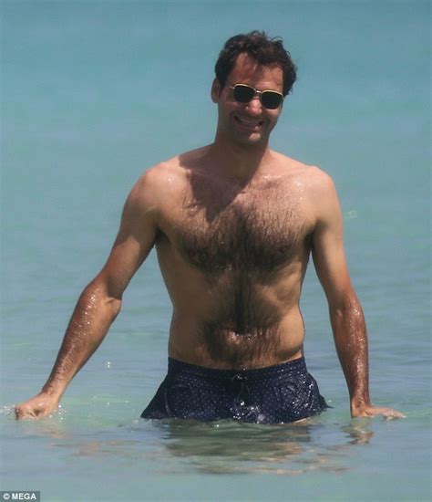 Roger Federer What A Class Even In A Bathing Suit Pics Inside