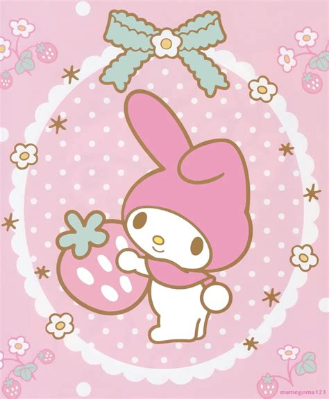 Sanrio My Melody Strawberry My Melody Wallpaper Hello Kitty My
