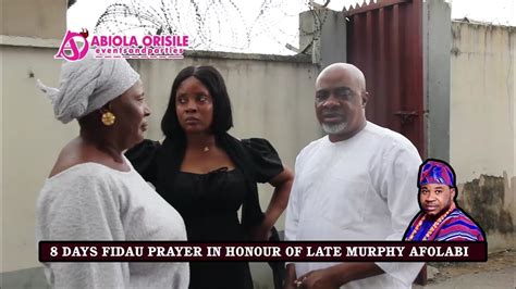 Sorrowful Faces Late Murphy Afolabi 8 Days Fidau Prayer Youtube
