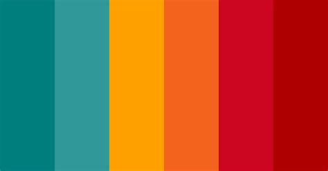 Toda la información del colo colo Teal, Orange & Red Color Scheme » Orange » SchemeColor.com