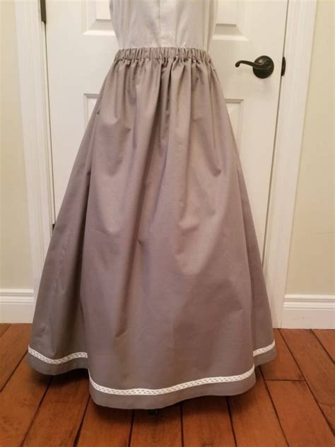 Pioneer Skirt Prairie Skirt Pioneer Costume Trek Skirt Etsy