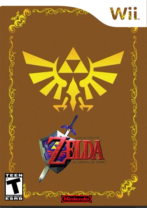 The Legend Of Zelda Ocarina Of Time Wii Box Art Cover By Lockjaw76