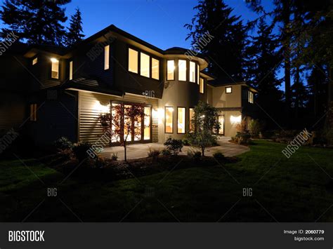 Night View House Image And Photo Free Trial Bigstock