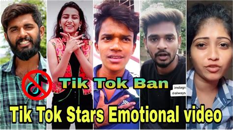 Telugu Tik Tok Stars Last Emotional Videos On Tik Tok Banned Tik Tok