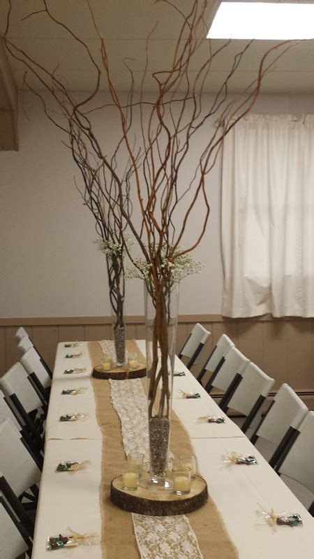 Find the best wooden centerpieces for tables based on what customers said. 35 Rustic Wood Slab Centerpieces Into Your Wedding ...