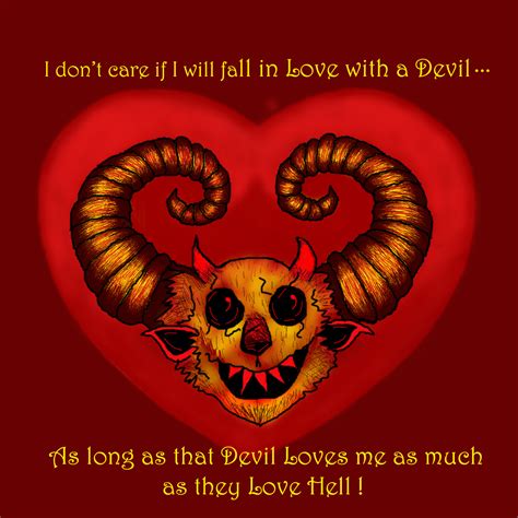 Valentines Card Devil Greetings Card Love As Much As Hell Blank Interior Greetings Card The