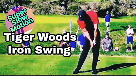 Tiger Woods Iron Swing In Super Slow Motion Face On Youtube