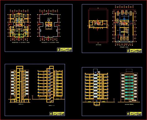 Layout Plan For Apartment Building Surroundings Cad Drawing Details Dwg