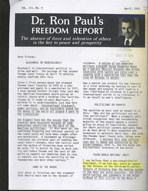 Game Over Scans Of Over 50 Ron Paul Newsletters The Red Phoenix