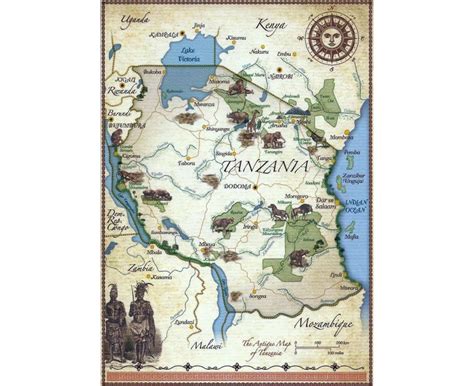 Maps Of Tanzania Collection Of Maps Of Tanzania Africa Mapsland