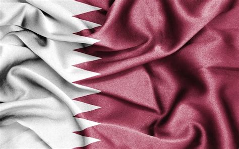 Premium Photo Fabric Texture Flag Of Qatar