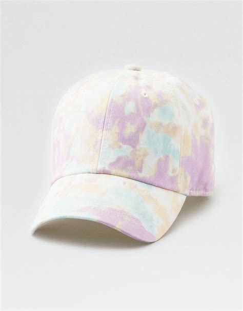 Due to the nature of tie dye, each hat will come out a little different but will be in these… AEO Tie Dye Baseball Hat - $10.77 | Pastel accessories ...
