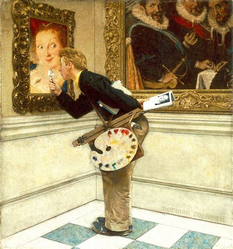 Norman Rockwell Realist Romantic Painter Tuttart Pittura