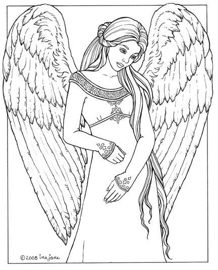 Coloring pages are fun for children of all ages and are a great educational tool that helps children develop fine motor skills, creativity and color recognition! Pin on Ange, diable